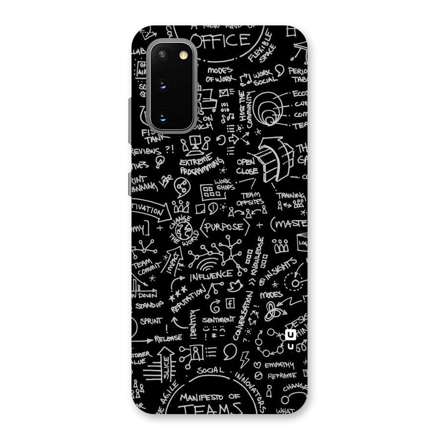Anatomy Pattern Back Case for Galaxy S20