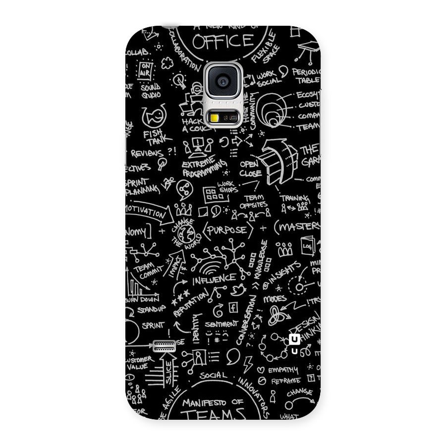 Anatomy Pattern Back Case for Galaxy S5 Mini