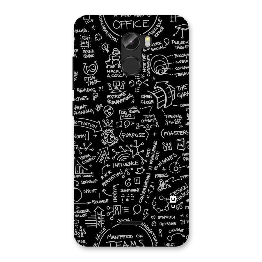 Anatomy Pattern Back Case for Gionee X1
