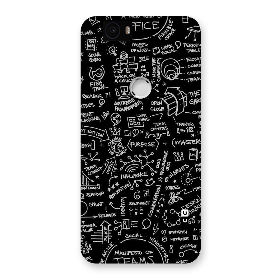 Anatomy Pattern Back Case for Google Nexus-6P