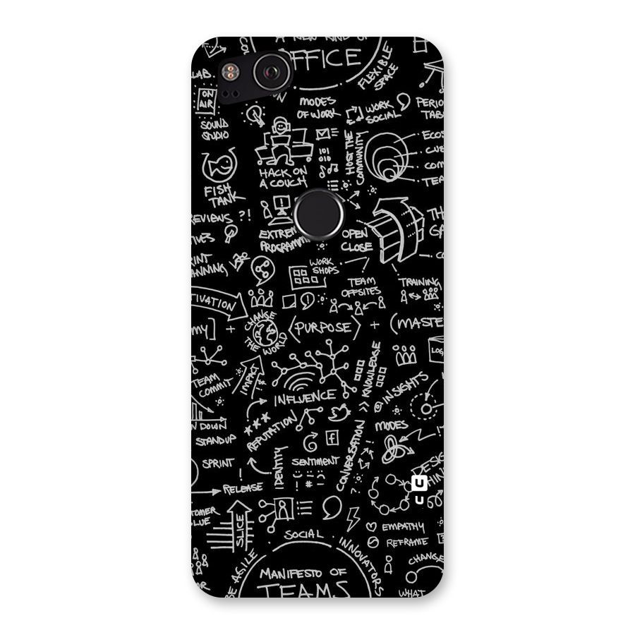 Anatomy Pattern Back Case for Google Pixel 2