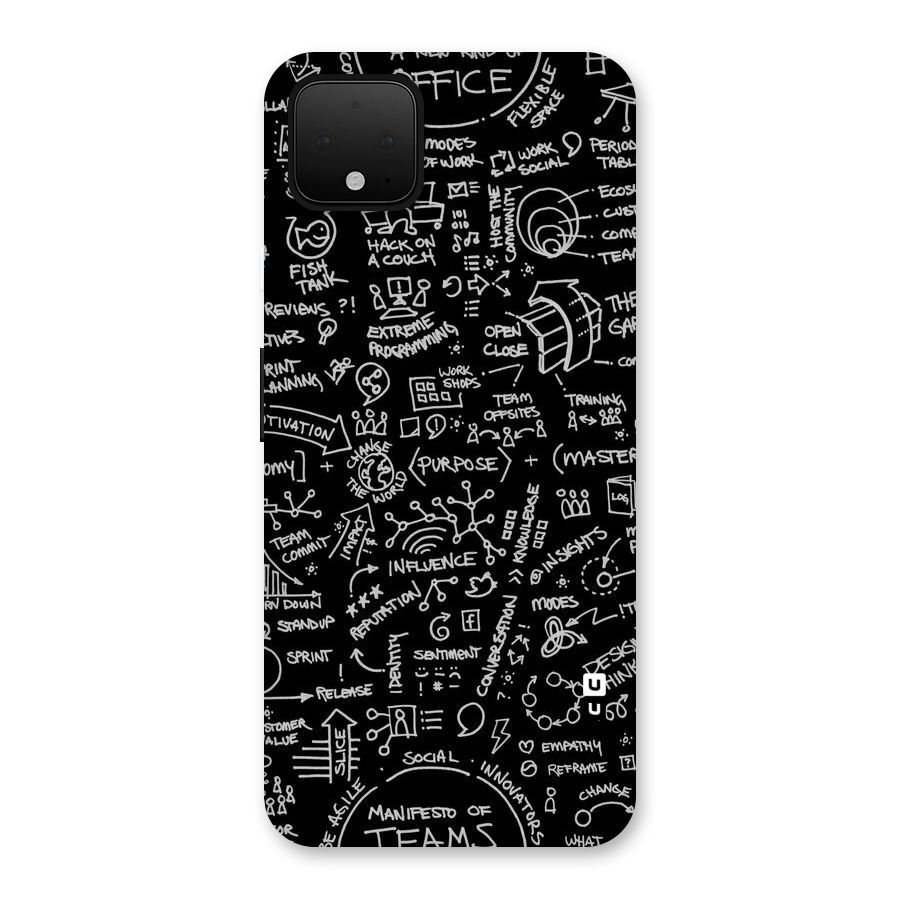 Anatomy Pattern Back Case for Google Pixel 4 XL