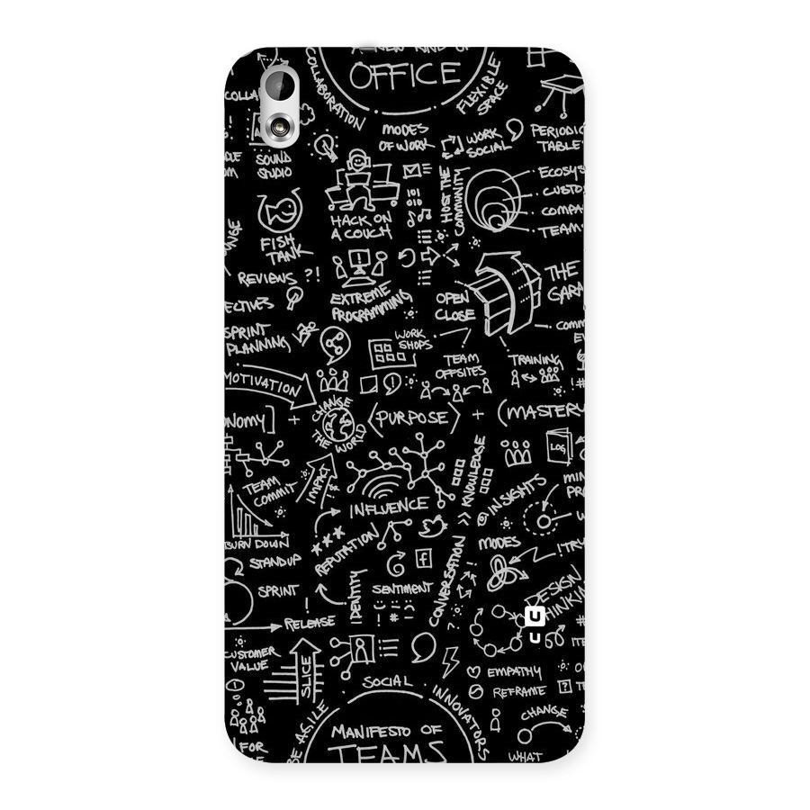 Anatomy Pattern Back Case for HTC Desire 816g