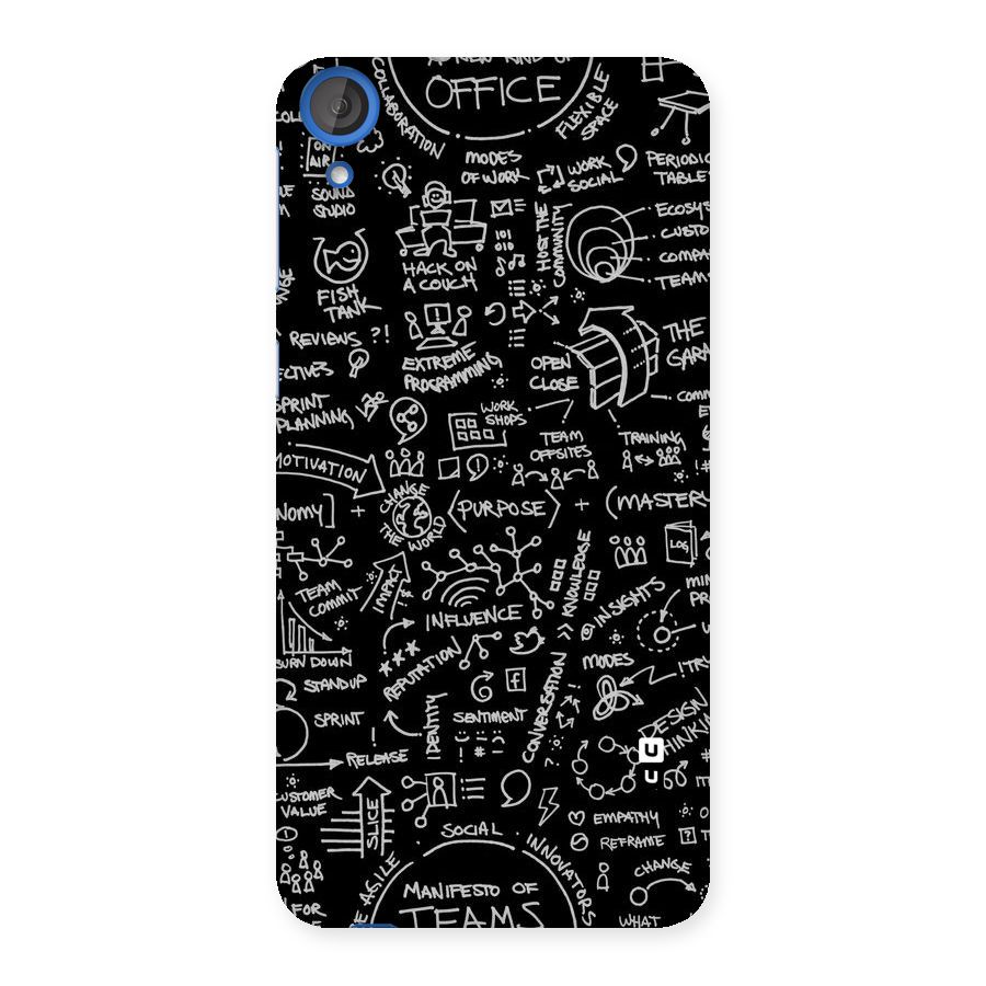 Anatomy Pattern Back Case for HTC Desire 820
