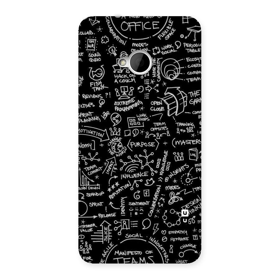 Anatomy Pattern Back Case for HTC One M7