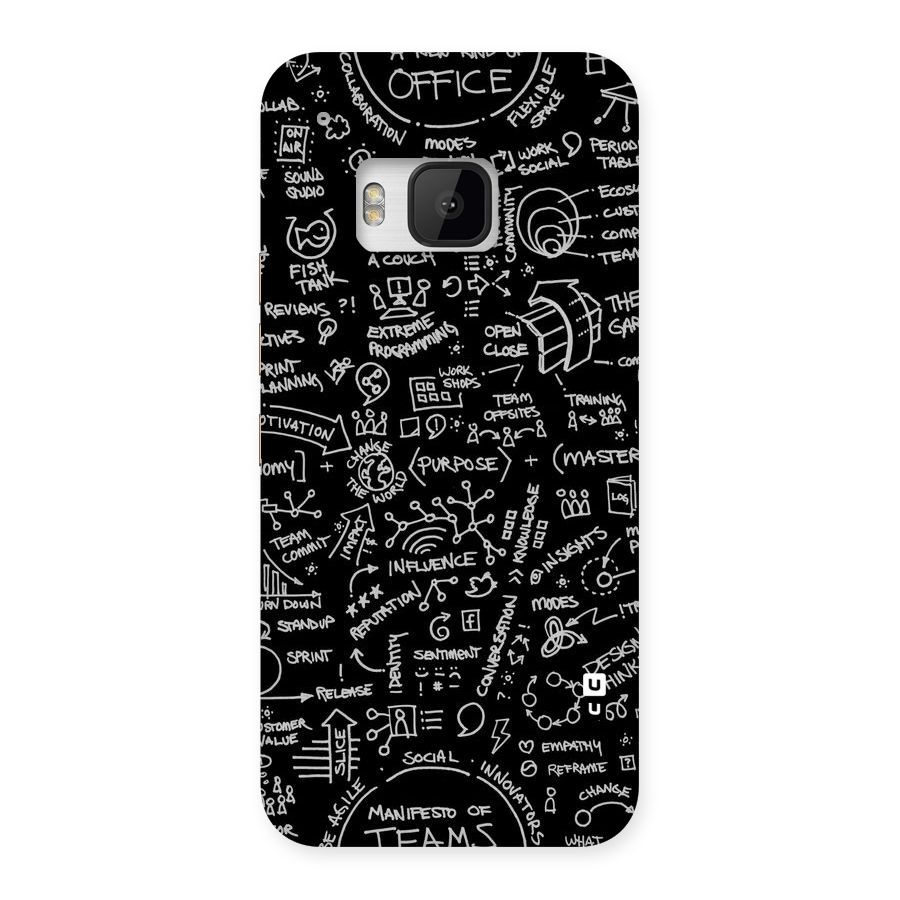Anatomy Pattern Back Case for HTC One M9