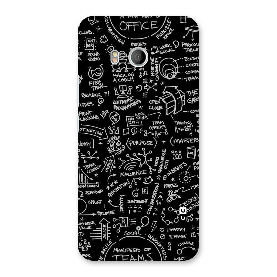 Anatomy Pattern Back Case for HTC U11