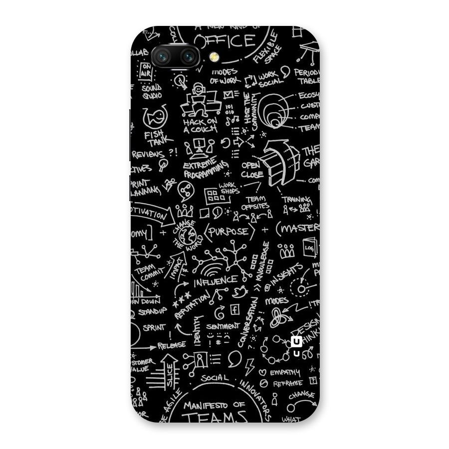 Anatomy Pattern Back Case for Honor 10
