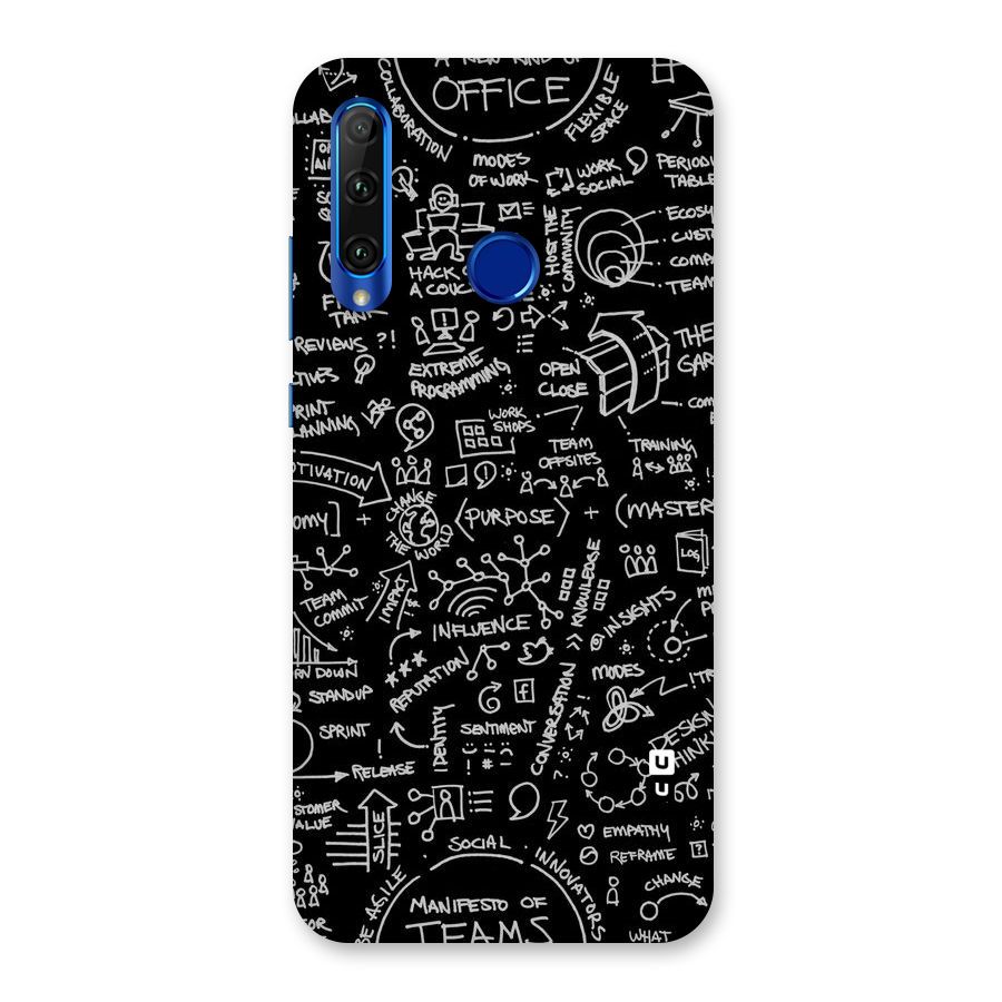 Anatomy Pattern Back Case for Honor 20i