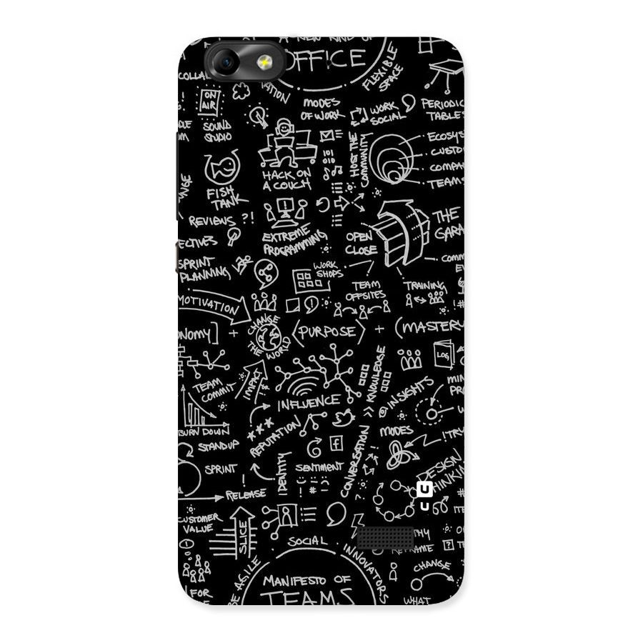 Anatomy Pattern Back Case for Honor 4C