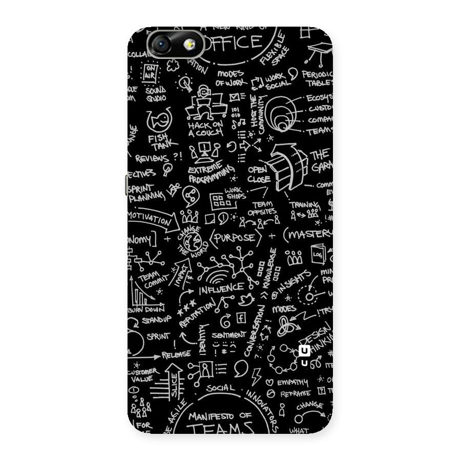Anatomy Pattern Back Case for Honor 4X