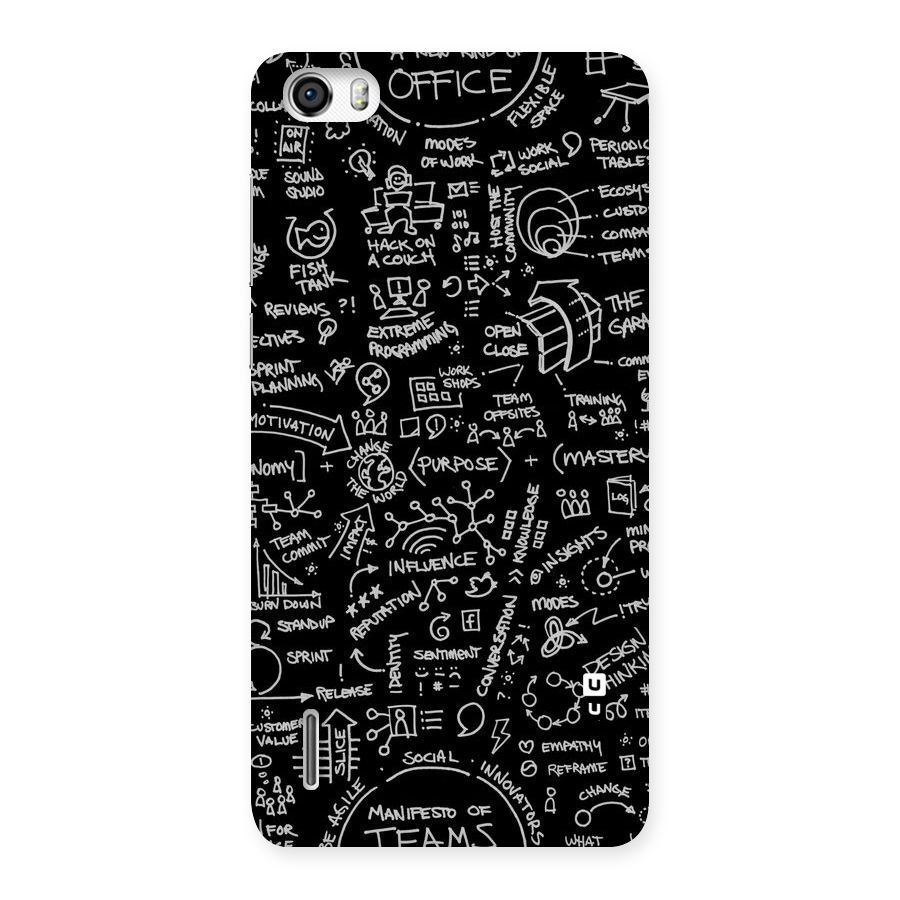 Anatomy Pattern Back Case for Honor 6