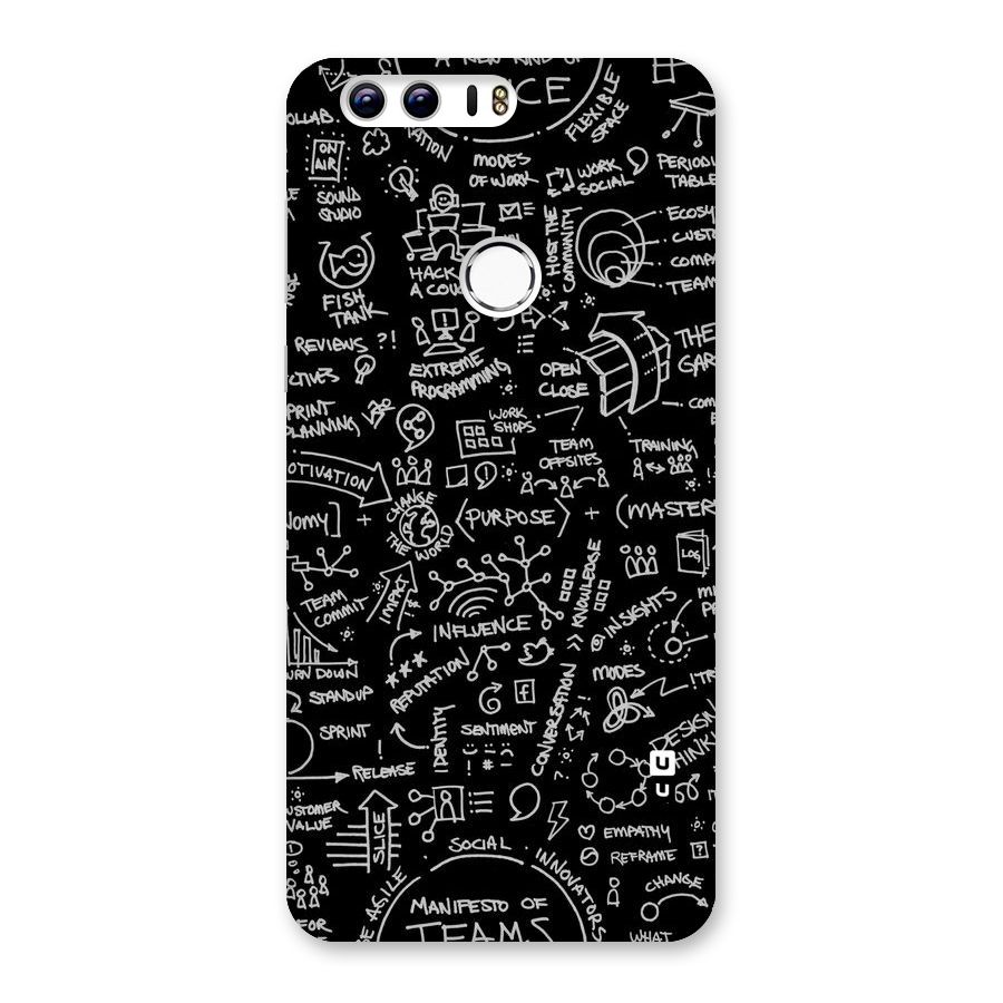 Anatomy Pattern Back Case for Honor 8