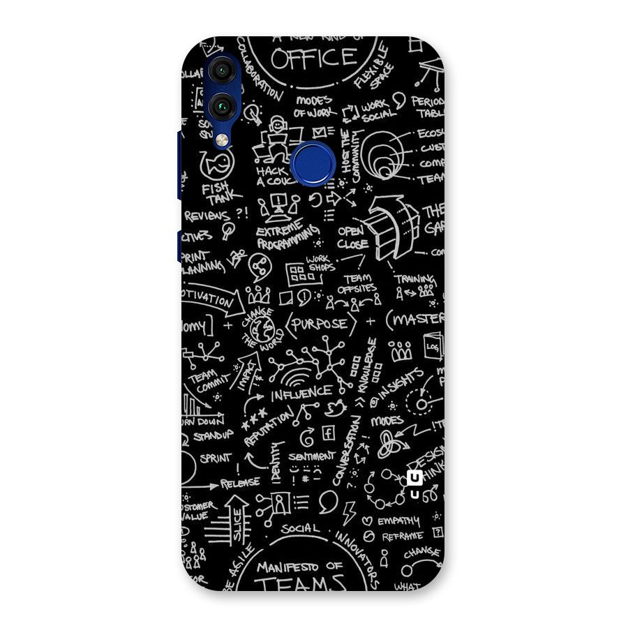 Anatomy Pattern Back Case for Honor 8C