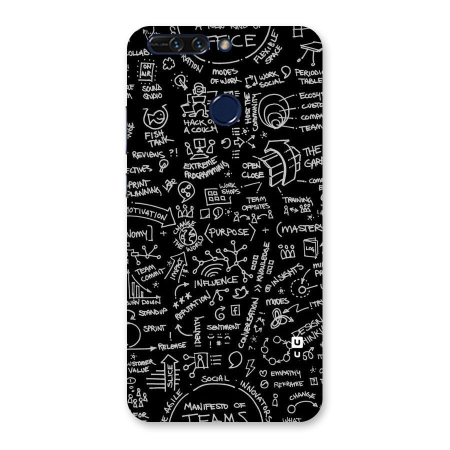 Anatomy Pattern Back Case for Honor 8 Pro