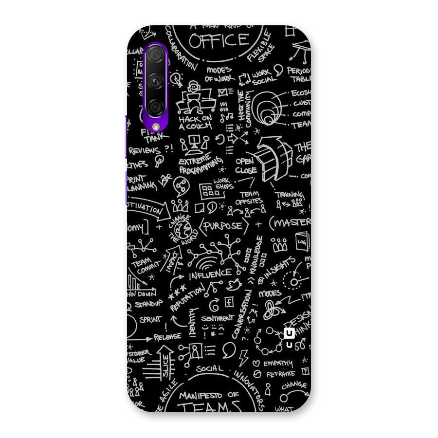 Anatomy Pattern Back Case for Honor 9X Pro