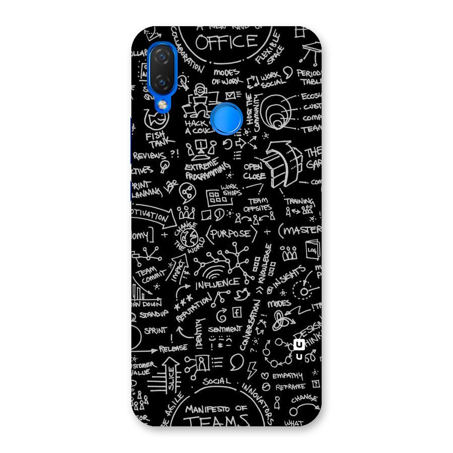 Anatomy Pattern Back Case for Huawei Nova 3i