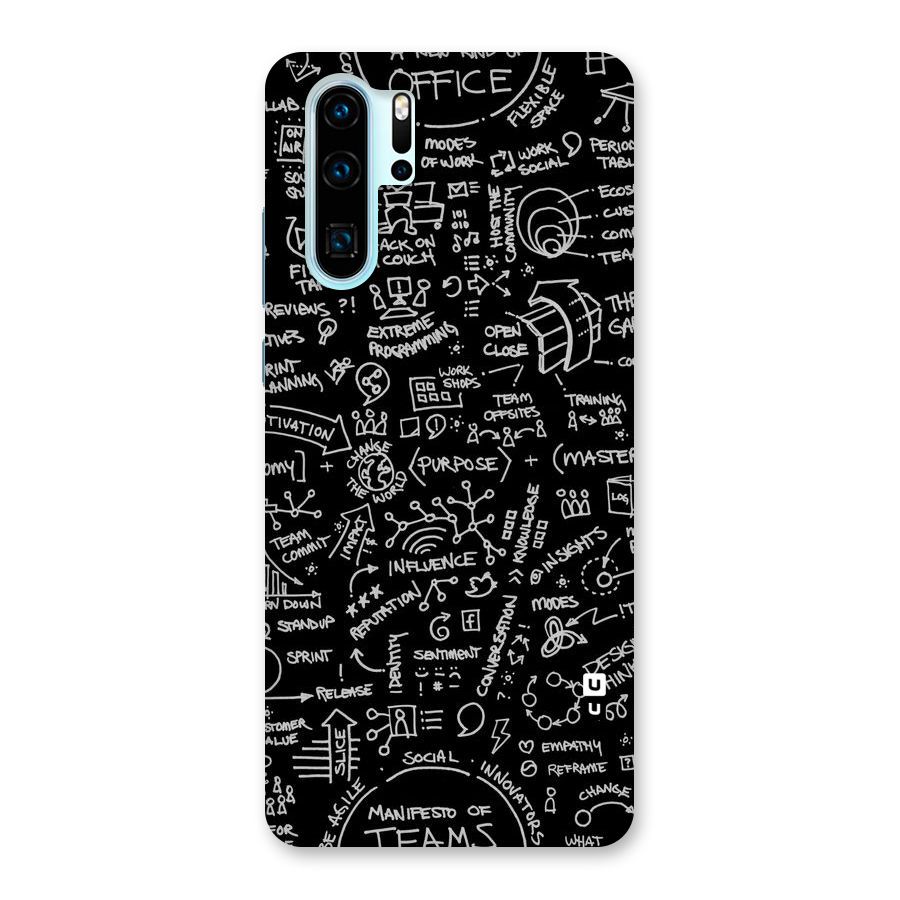 Anatomy Pattern Back Case for Huawei P30 Pro