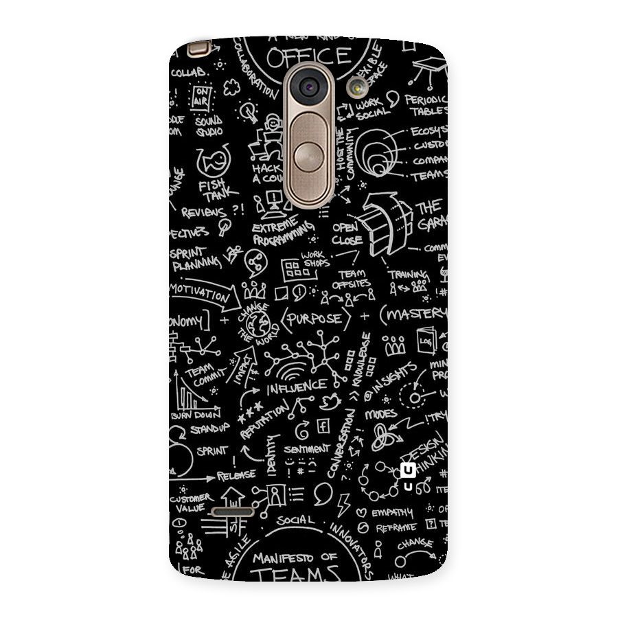 Anatomy Pattern Back Case for LG G3 Stylus