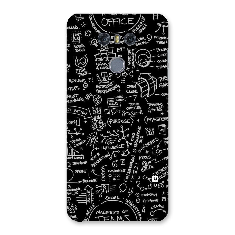 Anatomy Pattern Back Case for LG G6