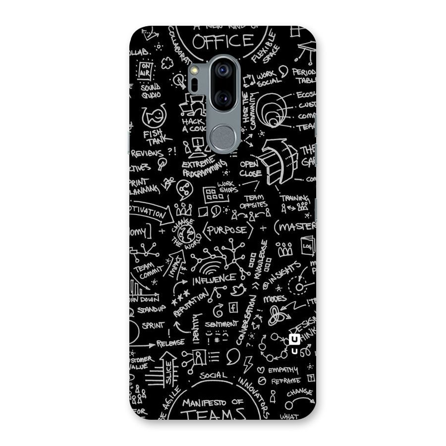 Anatomy Pattern Back Case for LG G7