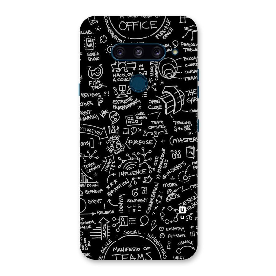 Anatomy Pattern Back Case for LG  V40 ThinQ