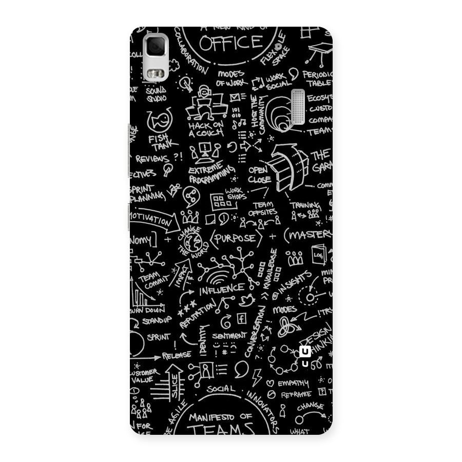 Anatomy Pattern Back Case for Lenovo A7000