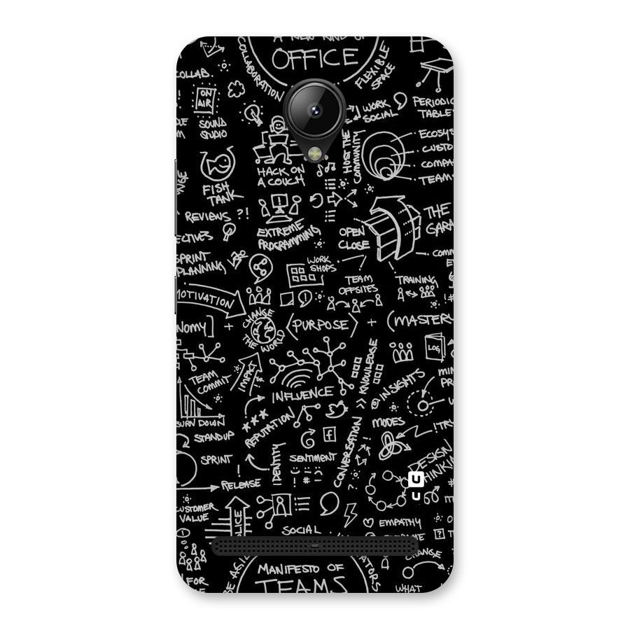 Anatomy Pattern Back Case for Lenovo C2