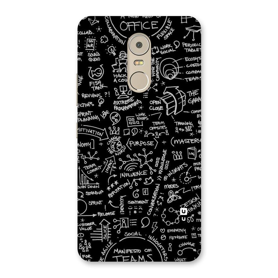 Anatomy Pattern Back Case for Lenovo K6 Note
