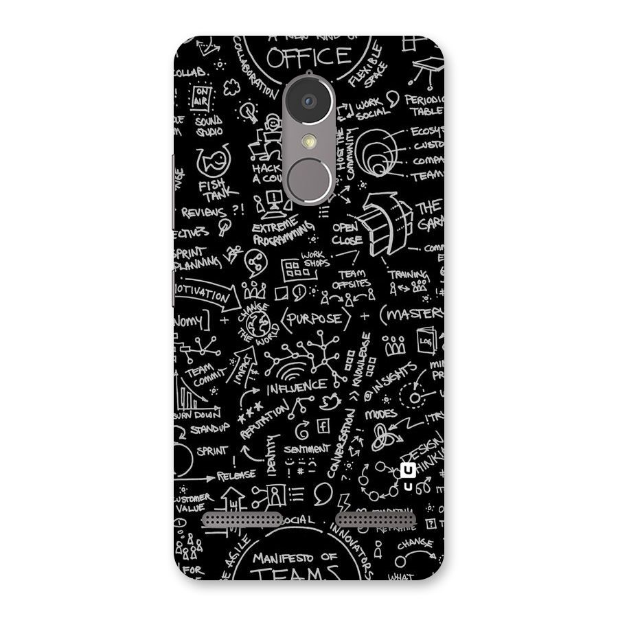 Anatomy Pattern Back Case for Lenovo K6 Power
