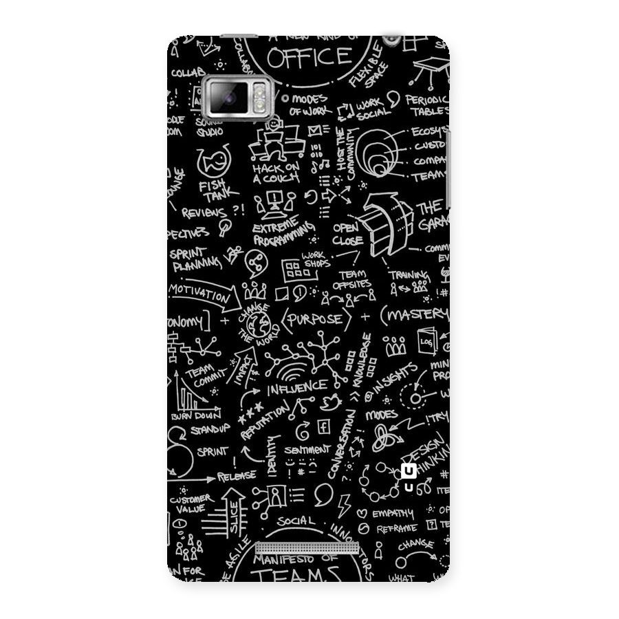 Anatomy Pattern Back Case for Lenovo Vibe Z K910