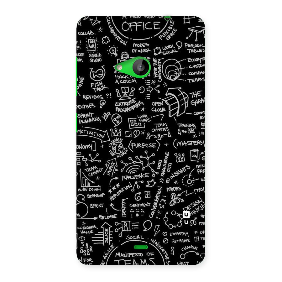 Anatomy Pattern Back Case for Lumia 535