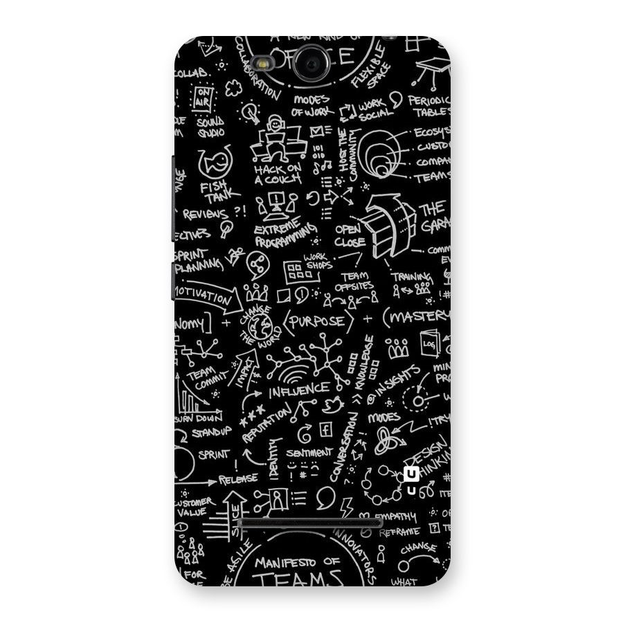 Anatomy Pattern Back Case for Micromax Canvas Juice 3 Q392