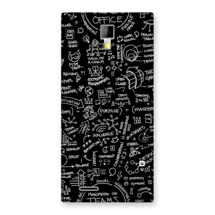 Anatomy Pattern Back Case for Micromax Canvas Xpress A99