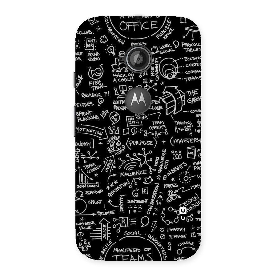 Anatomy Pattern Back Case for Moto E 2nd Gen