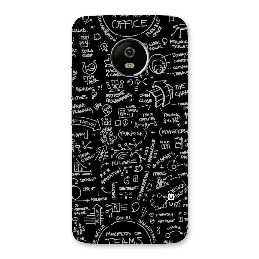 Anatomy Pattern Back Case for Moto G5