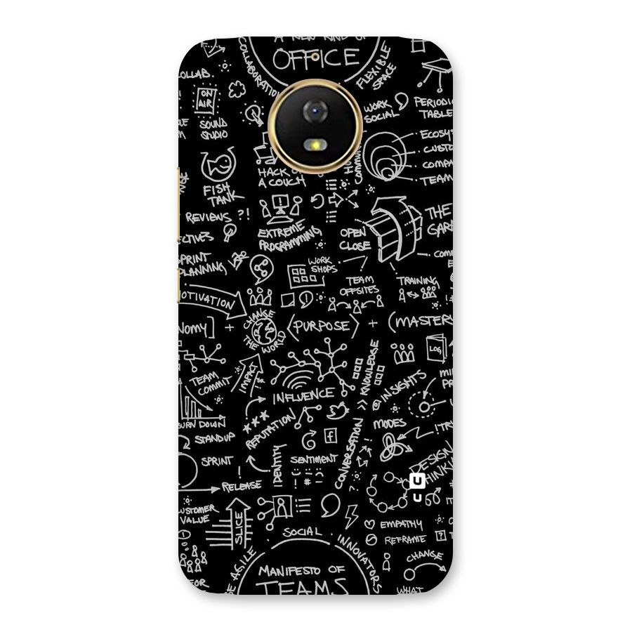Anatomy Pattern Back Case for Moto G5s