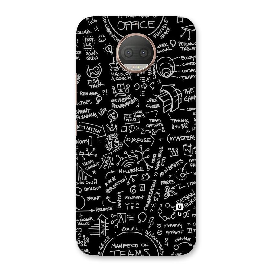 Anatomy Pattern Back Case for Moto G5s Plus