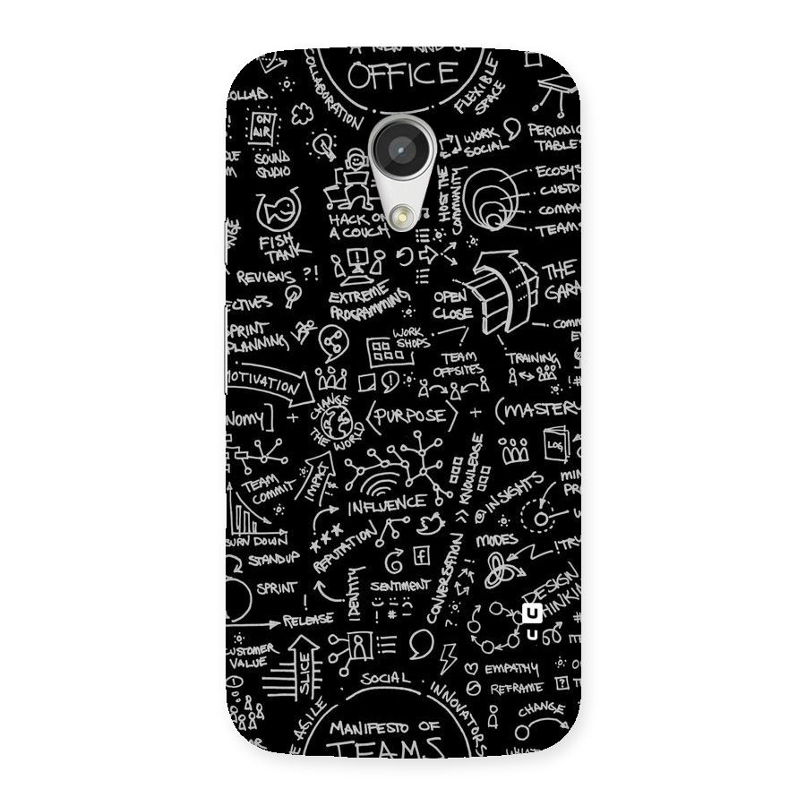Anatomy Pattern Back Case for Moto G 2nd Gen