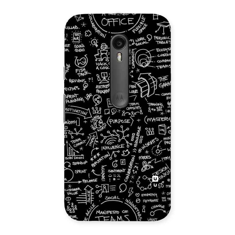 Anatomy Pattern Back Case for Moto G Turbo