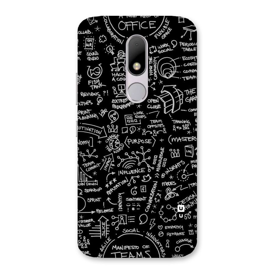 Anatomy Pattern Back Case for Moto M