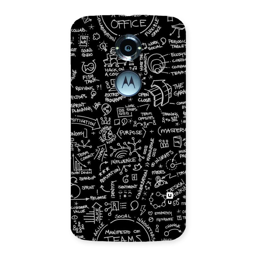 Anatomy Pattern Back Case for Moto X 2nd Gen