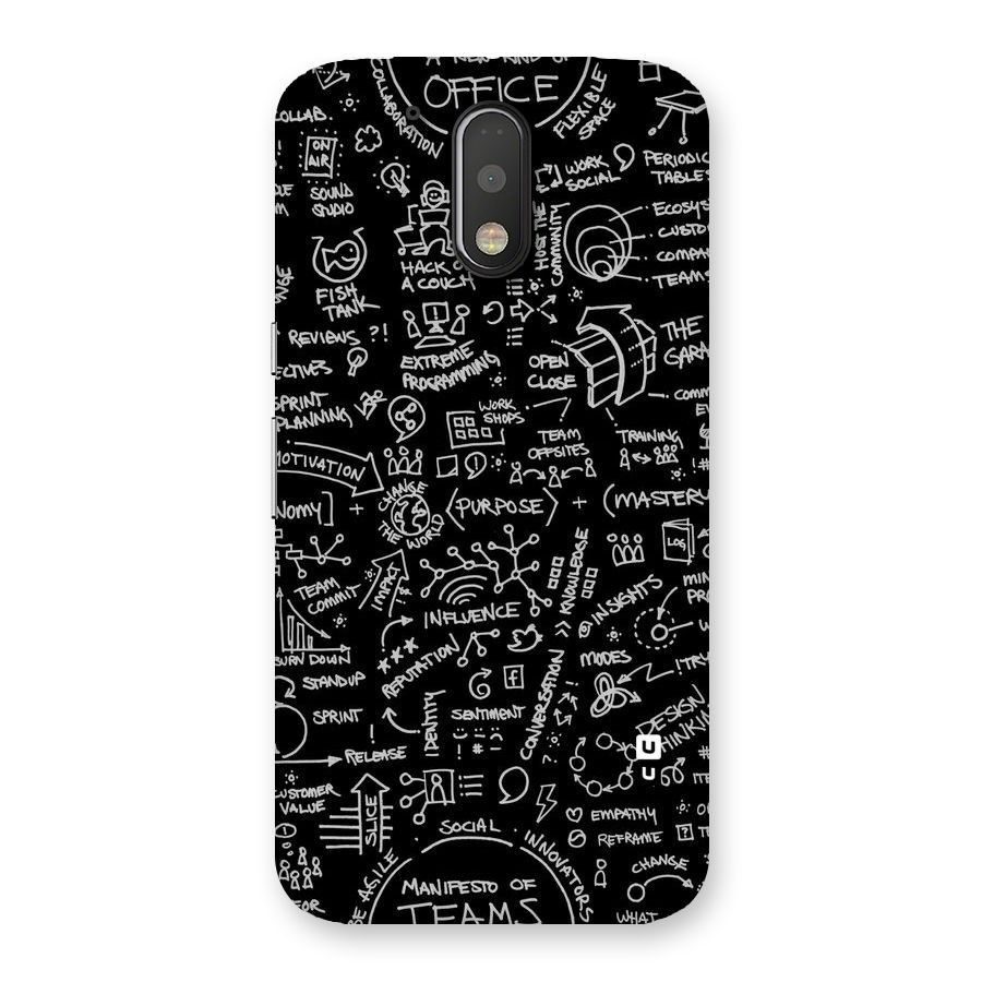 Anatomy Pattern Back Case for Motorola Moto G4 Plus