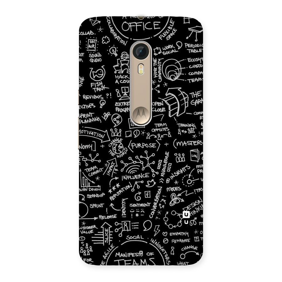 Anatomy Pattern Back Case for Motorola Moto X Style