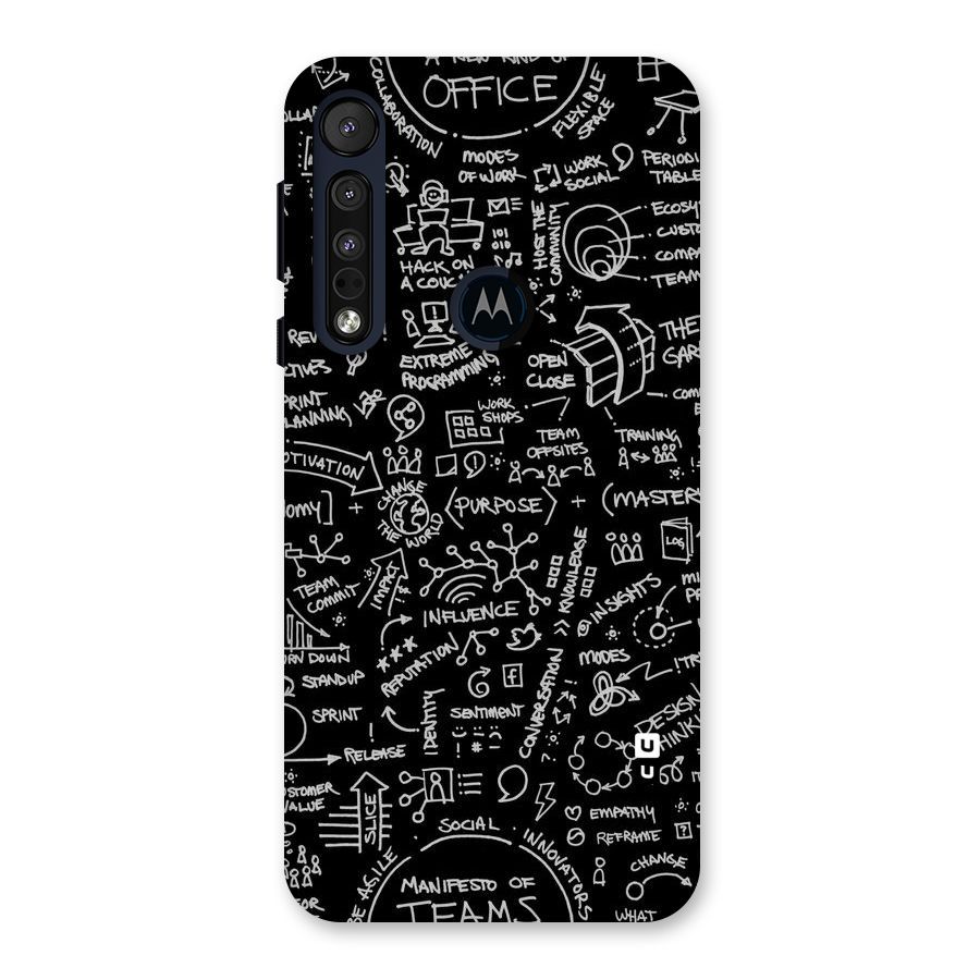 Anatomy Pattern Back Case for Motorola One Macro