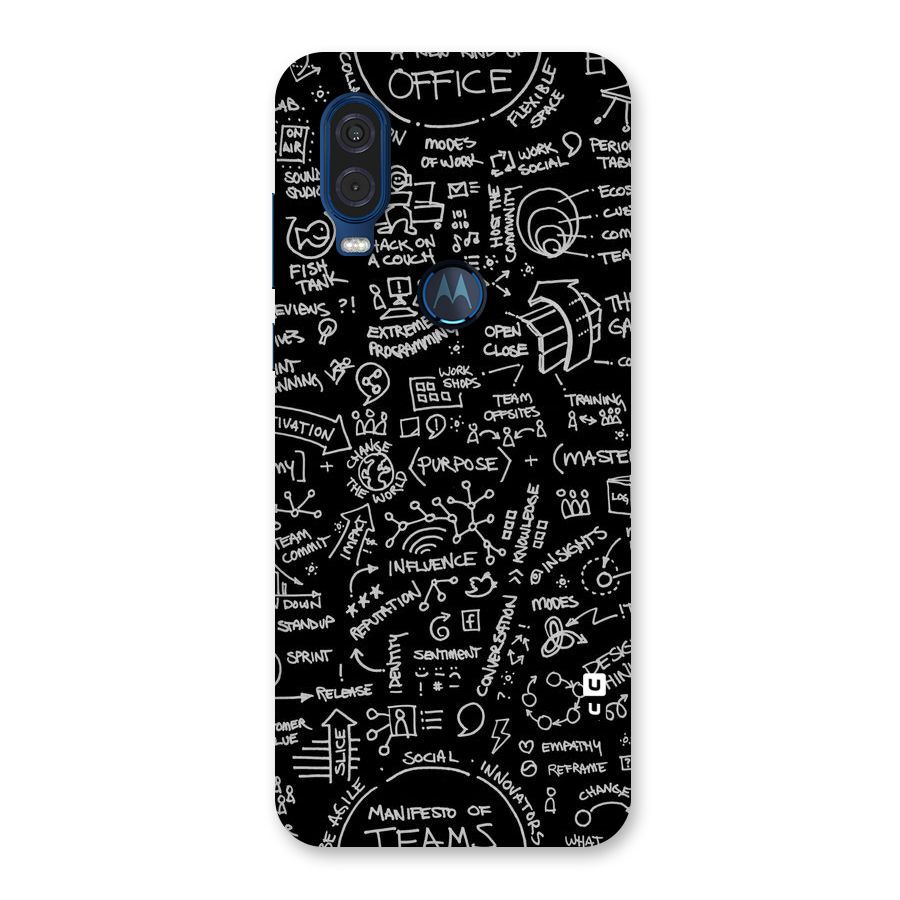 Anatomy Pattern Back Case for Motorola One Vision