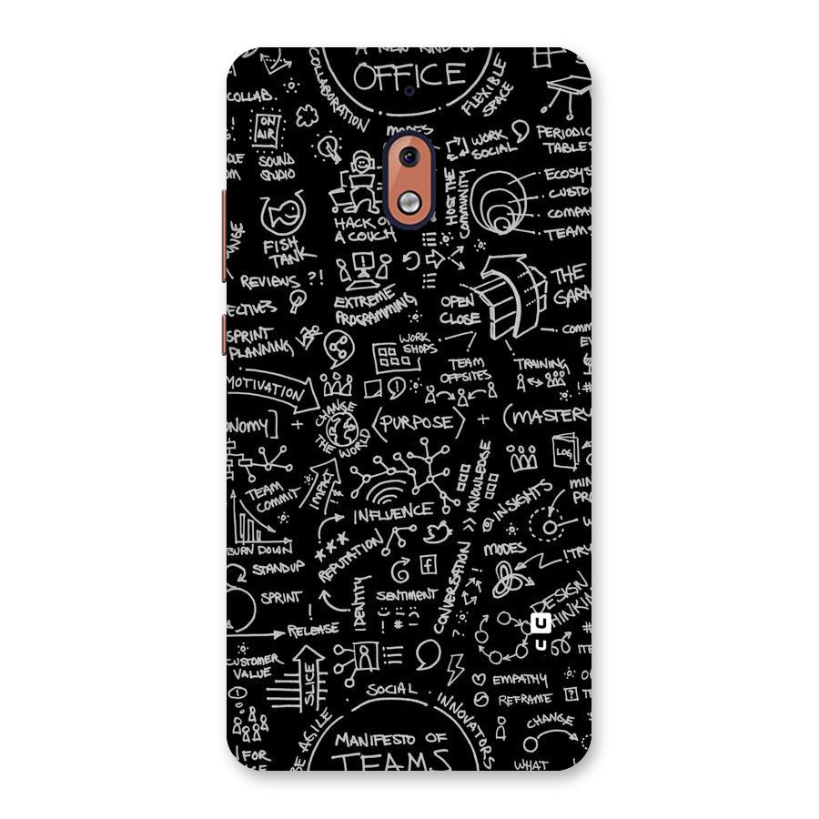 Anatomy Pattern Back Case for Nokia 2.1