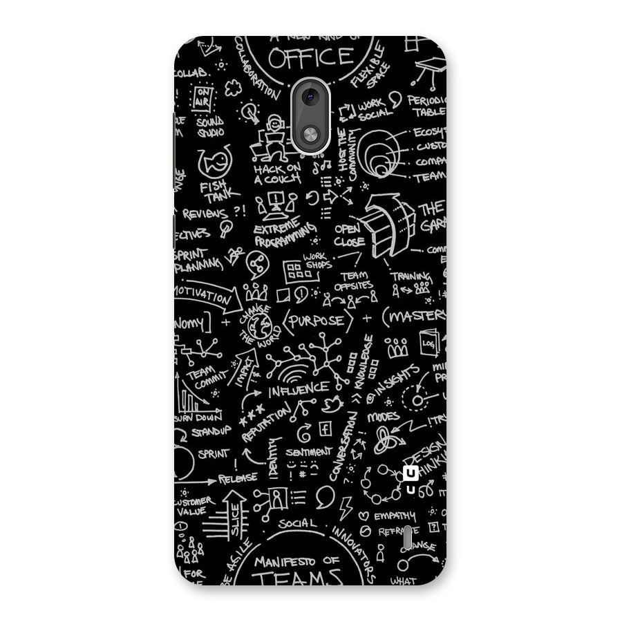 Anatomy Pattern Back Case for Nokia 2