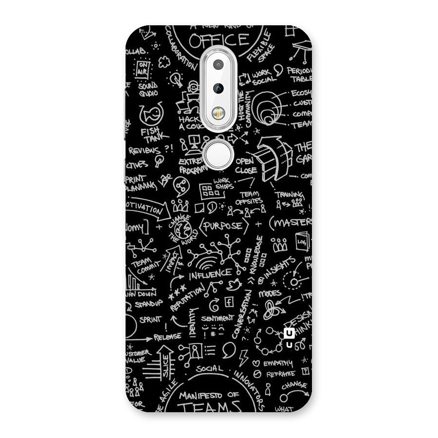 Anatomy Pattern Back Case for Nokia 6.1 Plus