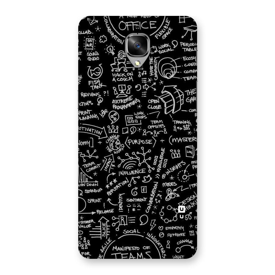 Anatomy Pattern Back Case for OnePlus 3T